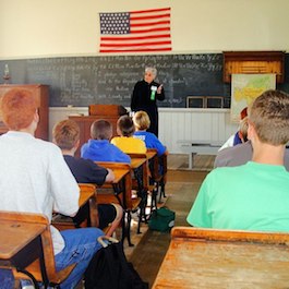 One room schoolhouse teaching
