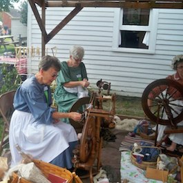 Spinning on the loom